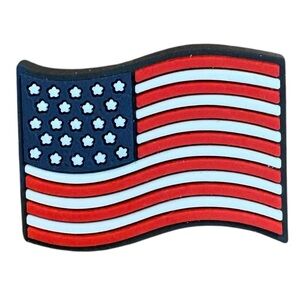 CROCS American Flag Jibbitz - Red, White, Blue